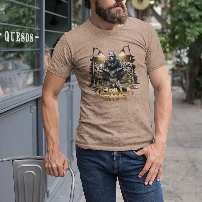 Camiseta Masculina  Gorilla Gang