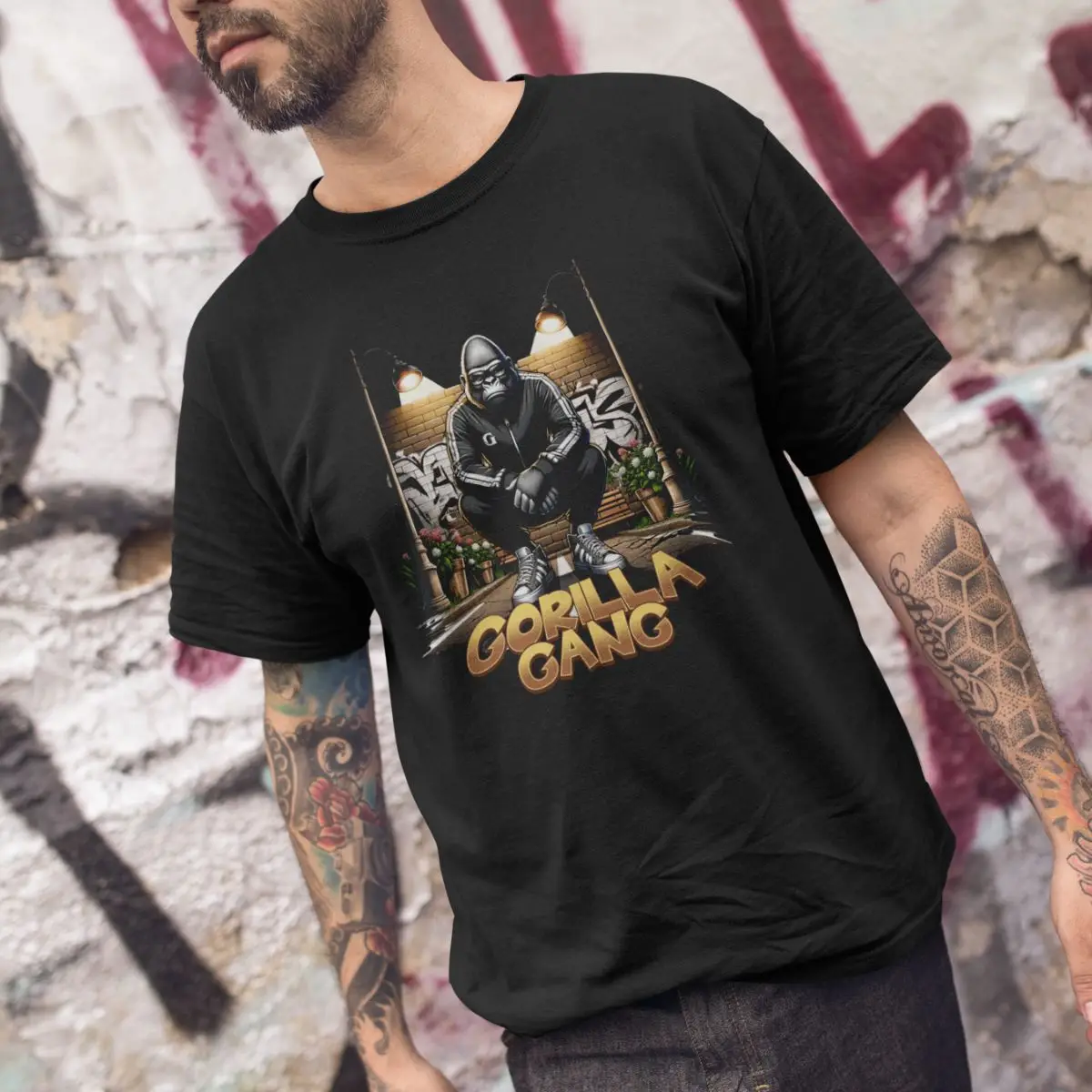 Camiseta Masculina  Gorilla Gang