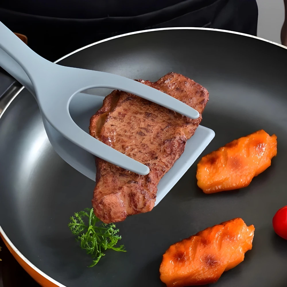 Espátula de Nylon Cinza Multiuso