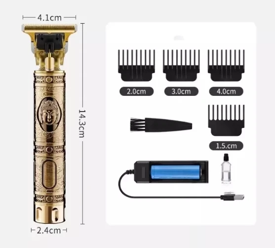 Máquina de Cortar Cabelo Profissional Dragão Buda