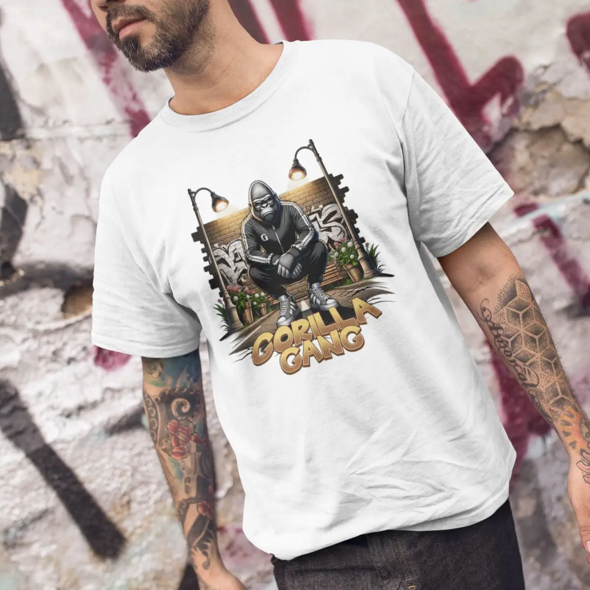 Camiseta Masculina  Gorilla Gang