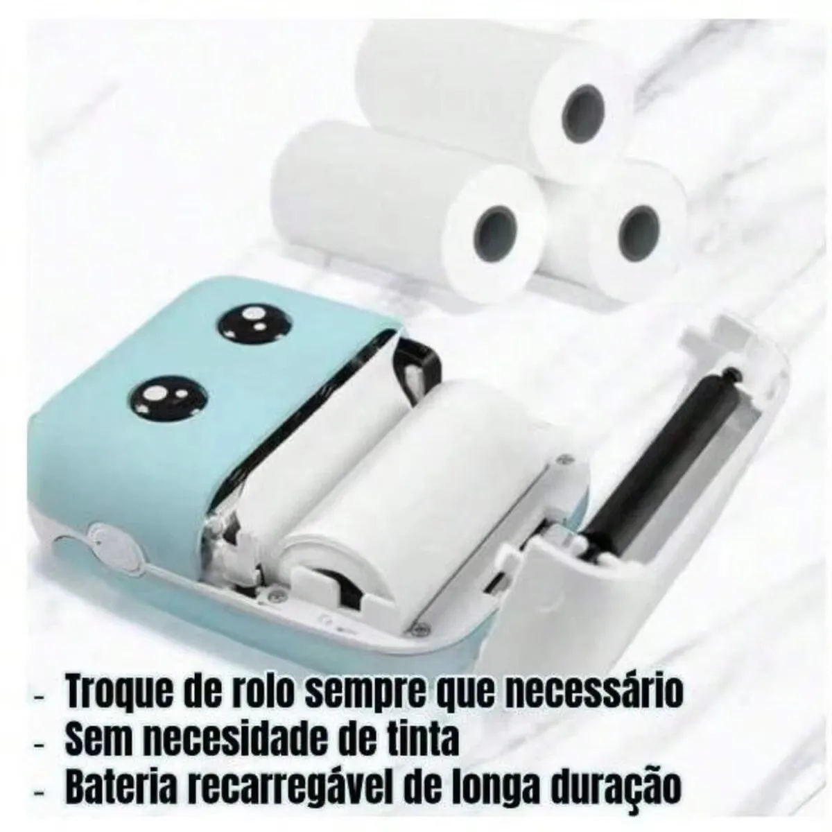 Mini Impressora Térmica Portátil