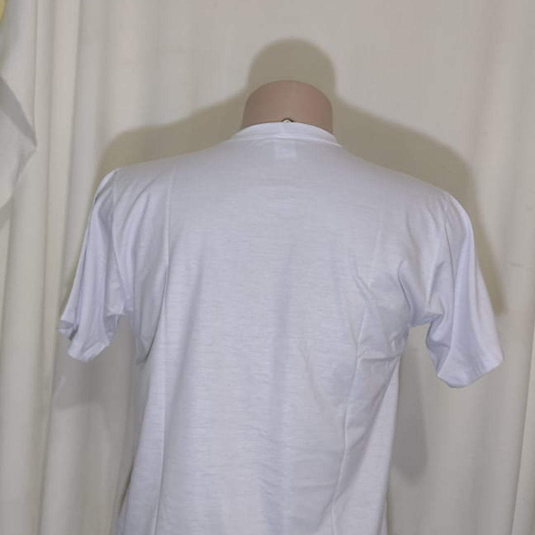 Camiseta Unissex Branca | Gola Redonda |