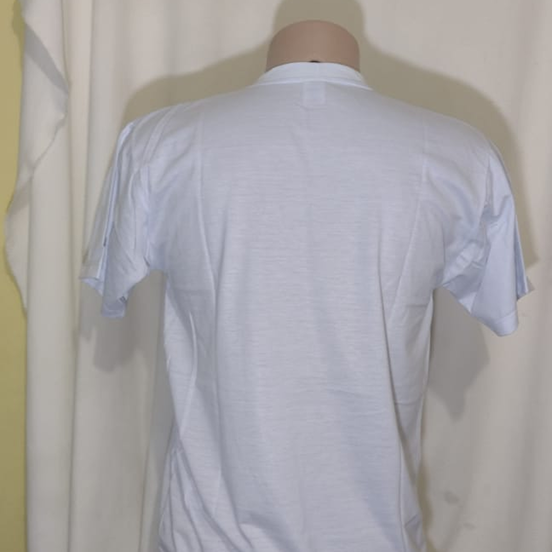 Camiseta Branca Gola Redonda | Tam. M