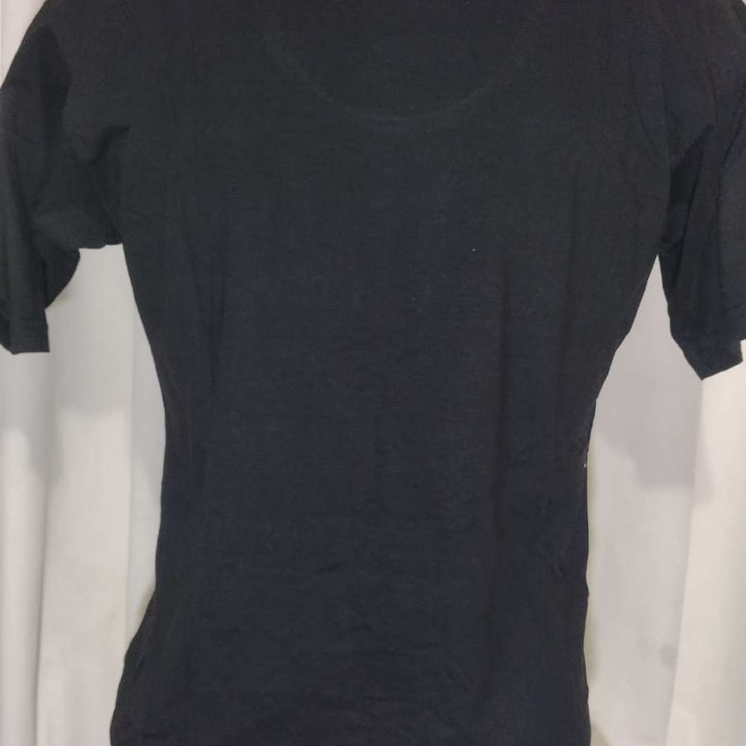 Camiseta Preta Gola Redonda | Estampa “Leão da Tribo de Judá” |