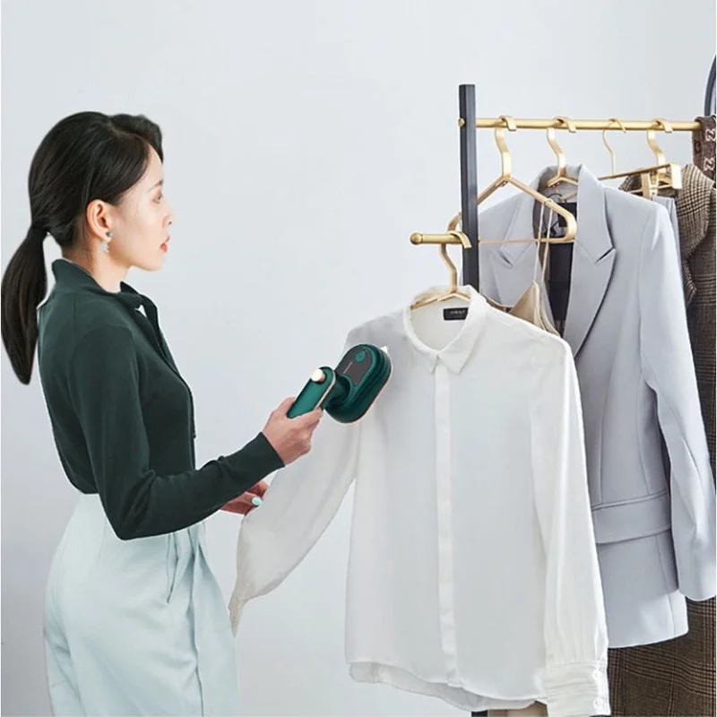 Mini Ferro de Passar a Vapor Portátil Bivolt