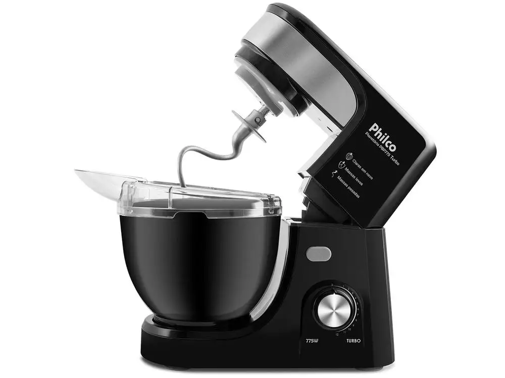 Batedeira Planetária Philco Turbo PBP775P Preta – 220V